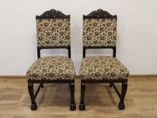 Zdjęcie oferty: komplet dwóch krzeseł na lwich łapach 24051312