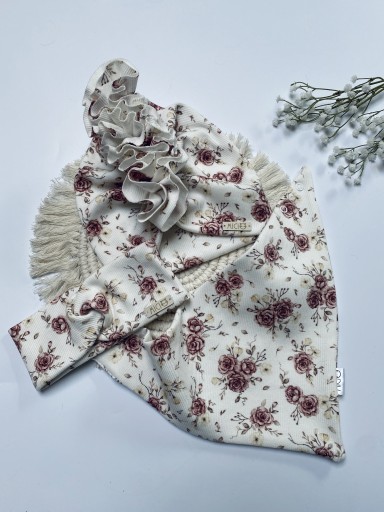 Zdjęcie oferty: Nowy zestaw handmade wiosenny turban chustka napy