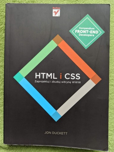 Zdjęcie oferty: HTML i CSS - Zaprojektuj i zbuduj witrynę WWW