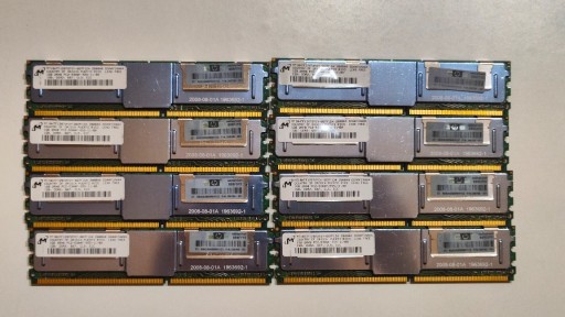 Zdjęcie oferty: MICRON DDR2 ECC 8GB 667mhz MT18HTF12872FDY-667F1D4