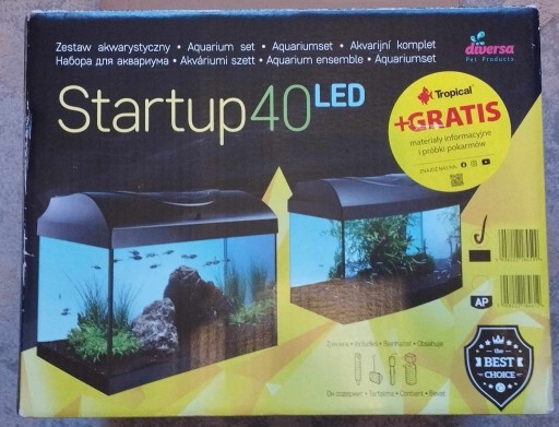 Zdjęcie oferty: AKWARIUM - zestaw - DIVERSA STARTUP 40 - 25l. 