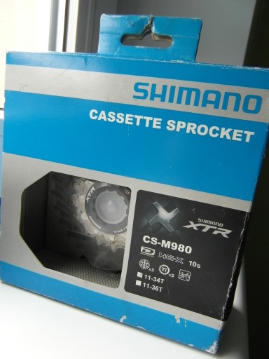 Zdjęcie oferty: Kaseta 10s Shimano  XTR CS-M980 - Kaseta x10 11-34