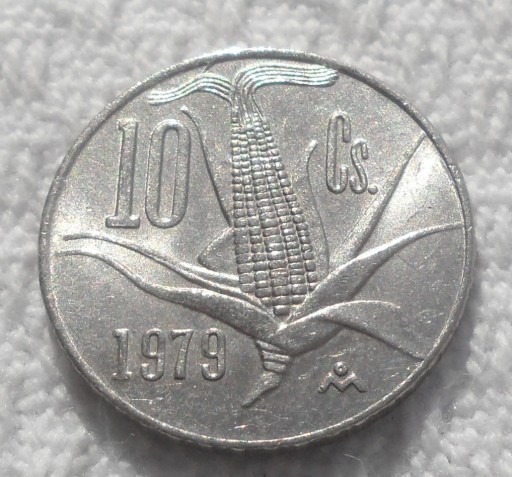 Zdjęcie oferty: Meksyk 10 centavo 1979 Kukurydza KM# 434 Ładne