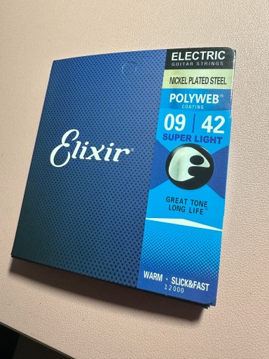 Zdjęcie oferty: Elixir polyweb struny do gitary elektrycznej 9-42