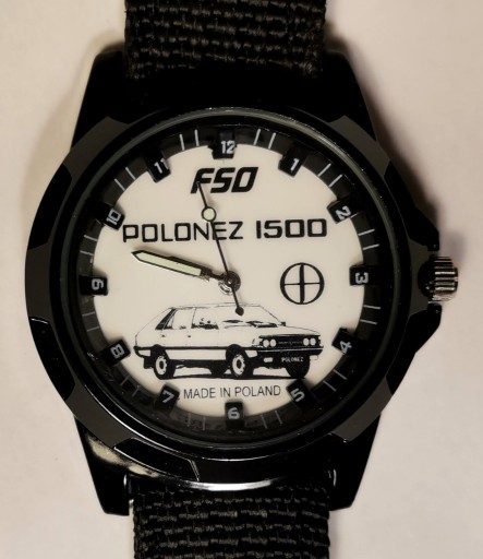 Zdjęcie oferty: FSO Polonez zegarek 1500, Militarny na chodzie,BDB