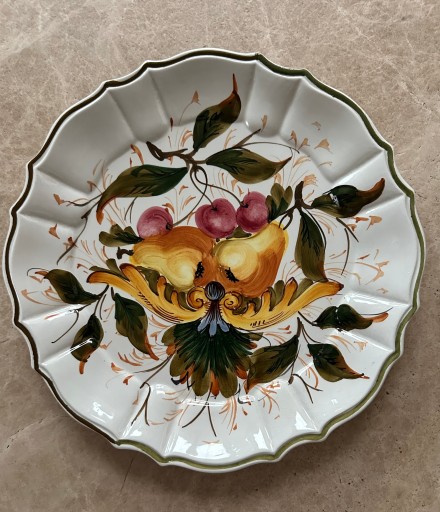 Zdjęcie oferty: Talerz BASSANO włoska ceramika ręcznie malowana 4
