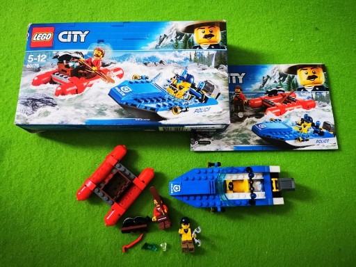 LEGO CITY 100% komplet 60176 ucieczka rzeką | Skierniewice | Kup teraz ...
