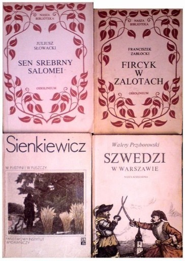 Zdjęcie oferty: Kochanowski Staff Homer Sienkiewicz Słowacki 7 szt