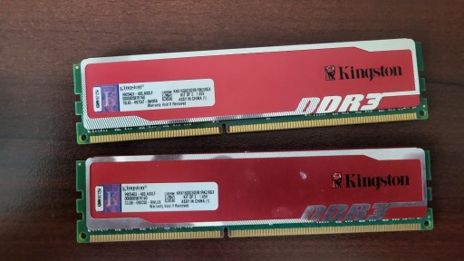 Zdjęcie oferty: Pamięć RAM DDR3 2x4GB Kingston HyperX 1600MHz 16GB