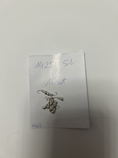 Zdjęcie oferty: Mormyszka wolframowa srebrna mrowka 0,34g