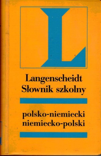 Zdjęcie oferty: Langenscheidt Słownik szkolny niemiecki
