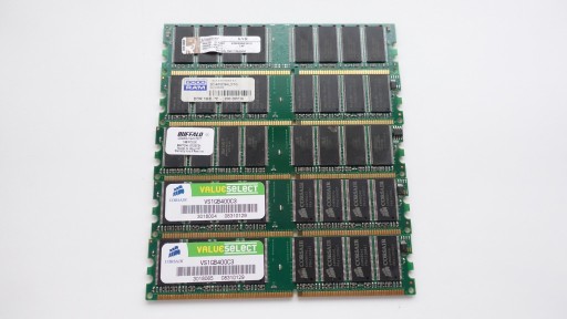 Zdjęcie oferty: Kingston, Goodram, Buffalo 1GB DDR PC3200