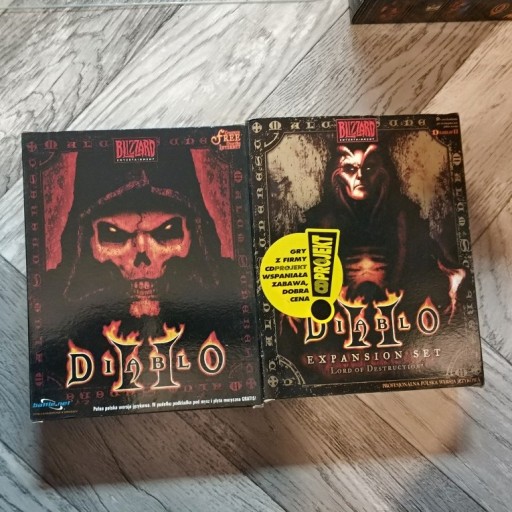 Zdjęcie oferty: Diablo II + dodatek BOXY!!! NIEOTWARTA PODKŁADKA