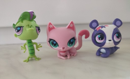 Zdjęcie oferty: Littlest Pet Shop figurki zestaw 3 szt. stan bdb 