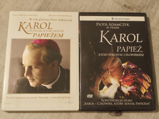 Zdjęcie oferty: DVD Kolekcja Karol Papież człowiek który pozostał papieżem część 1 i 2