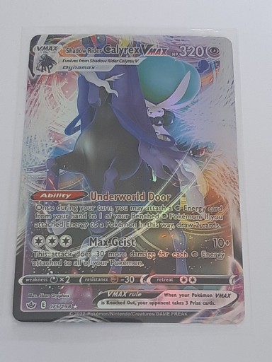 Zdjęcie oferty: Karta Pokemon Shadow Rider Calyrex V Max