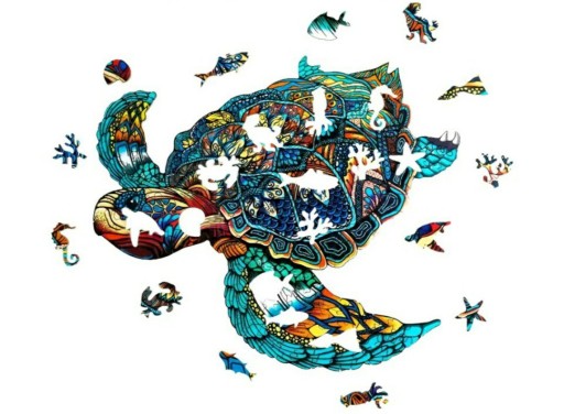 Zdjęcie oferty: Puzzle 3D drewniane ekologiczne układanka świąteczna Christmas prezent gift