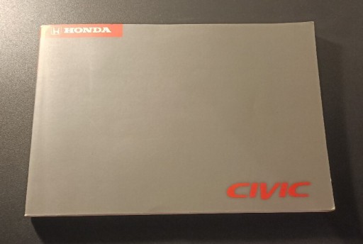 Zdjęcie oferty: Instrukcja obsługi niemiecka Honda Civic VI EJ/EK