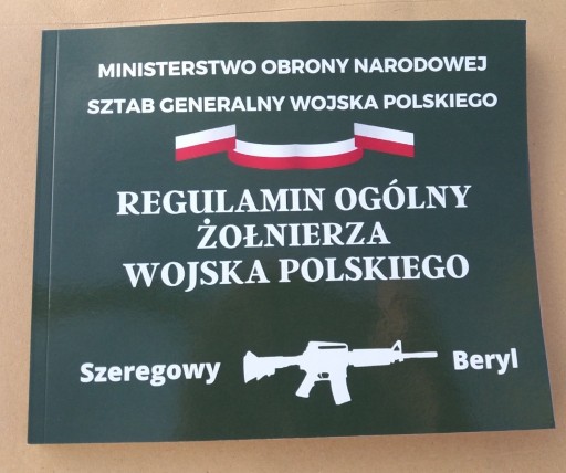 Zdjęcie oferty: Nowy! Regulamin ogólny żołnierza Wojska Polskiego 