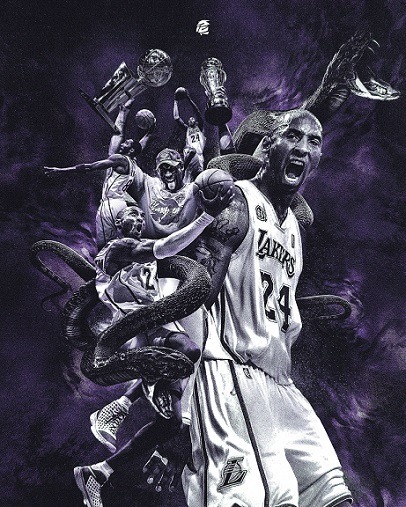 Zdjęcie oferty: plakat NBA KOBE BRYANT black mamba