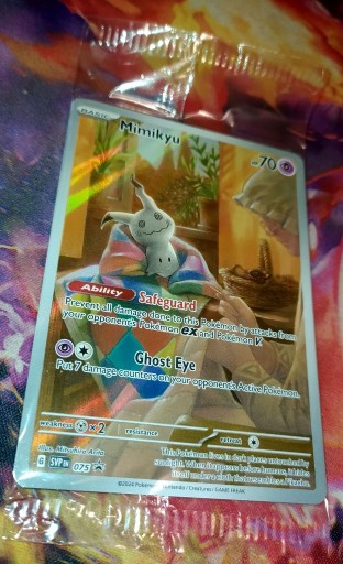 Zdjęcie oferty: Mimikyu Paldean Fates Promo (SVPen 075) SEALED