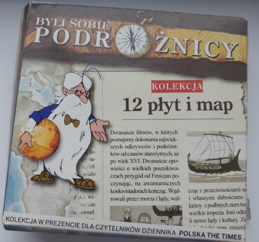 Zdjęcie oferty: Byli sobie podróżnicy kpl 12płyt i 12 map