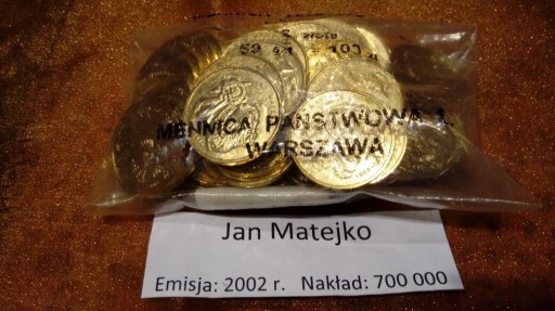 Zdjęcie oferty: Jan Matejko woreczek menniczy worek