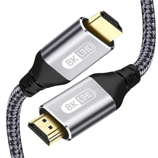 Zdjęcie oferty: Kabel 2m HDMI 2.1 jakość 8K UHD Przewód z Oplotem