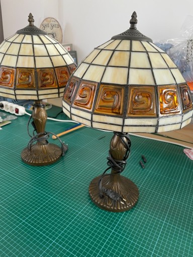 Zdjęcie oferty: Lampy vitrażowe vintage 