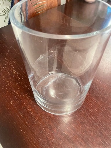 Zdjęcie oferty: Duży szklany wazon cylinder rura grube szkło