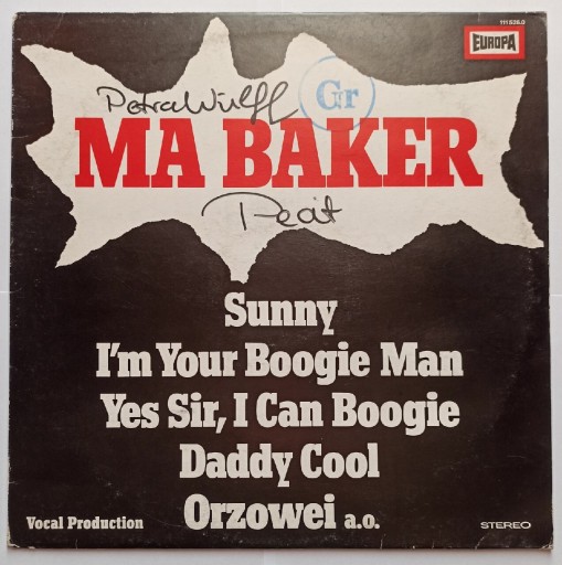 Zdjęcie oferty: The Hiltonaires Vocal Production - Ma Baker