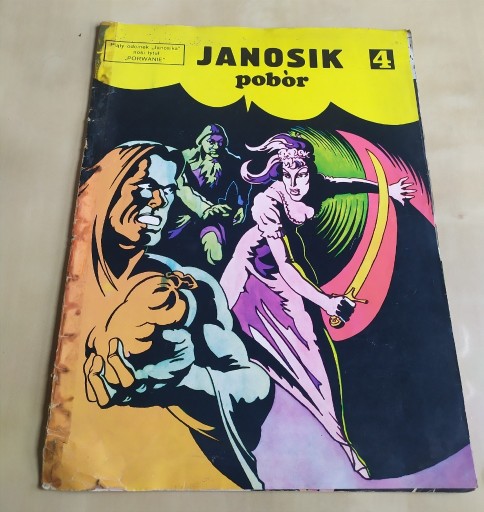 Zdjęcie oferty: Komiks Janosik 4 pobór 1974 wyd.1