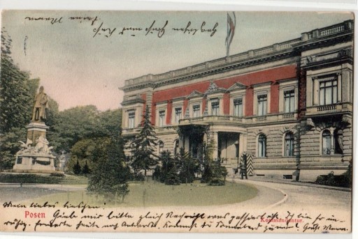 Zdjęcie oferty: POZNAŃ Posen pomnik Kommandantur 1907