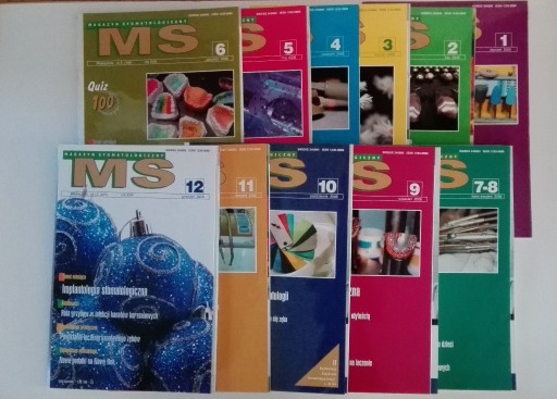 Zdjęcie oferty: Magazyn Stomatologiczny MS rocznik 2008 numer 1-12