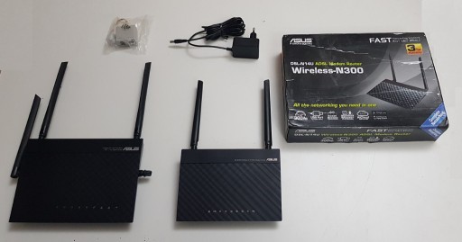 Zdjęcie oferty: ASUS router DSL-N14U B1 + ASUS router RT-AC1200G+
