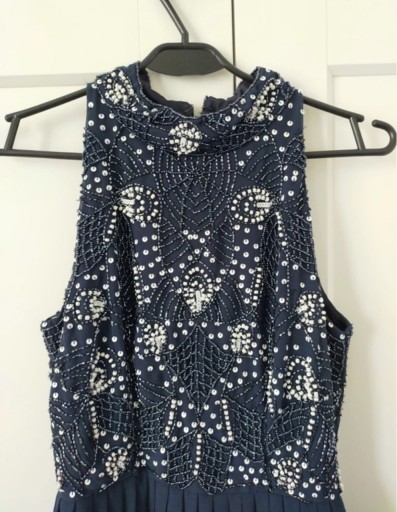 Zdjęcie oferty: Granatowa sukienka Lace & beads maxi, bal