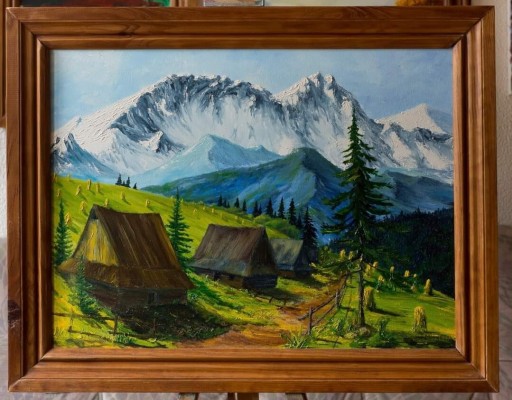 Zdjęcie oferty: Obraz olejny .,,Tatry"