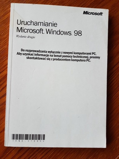 Zdjęcie oferty: Książeczka Uruchamianie MS Windows 98