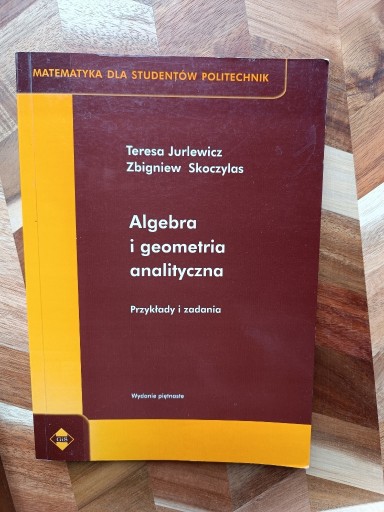 Zdjęcie oferty: Algebra i geometria analityczna 