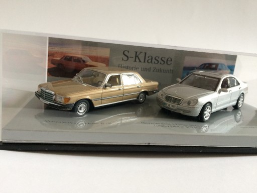 Zdjęcie oferty: Mercedes Benz S-Klasse set W116 & W220, skala 1:43