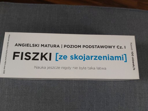 Zdjęcie oferty: Fiszki ze skojarzeniami. Język angielski. Matura