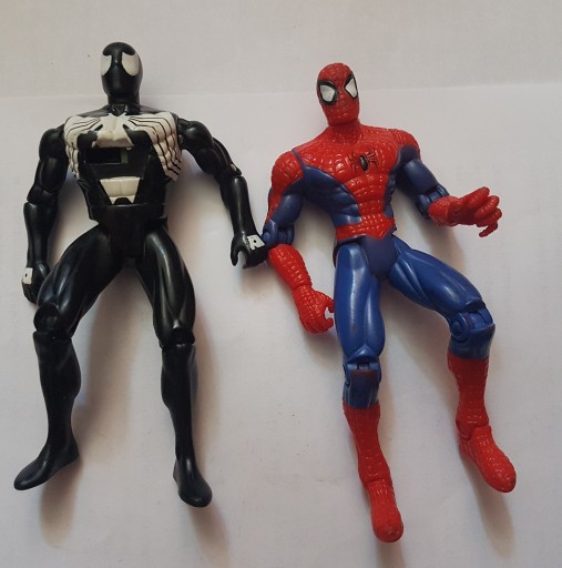 Zdjęcie oferty: SPIDER-MAN  - DWIE FIGURKI, TOY BIZ, TAS, LATA 90