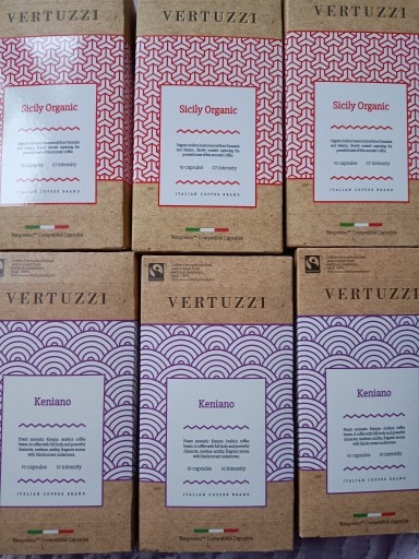 Zdjęcie oferty: Kapsułki Vertuzzi do Nespresso - Keniano i Sicily 