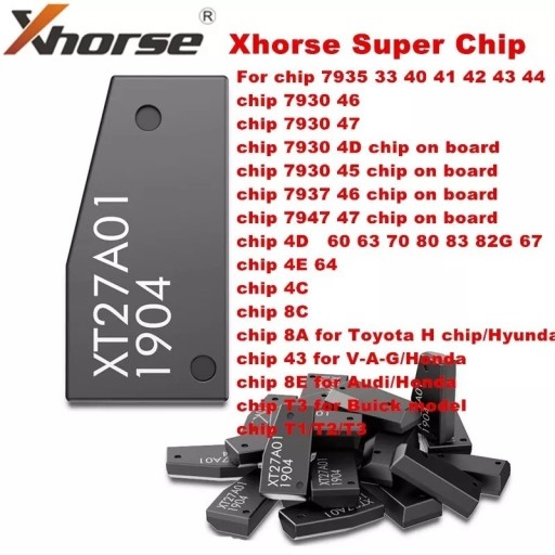 Zdjęcie oferty: Xt27a uniwersalny transponder chip Xhorse 5 szt