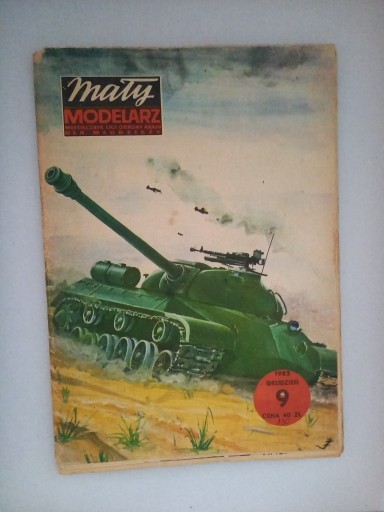 Zdjęcie oferty: Mały modelarz 12/82 Radziecki czołg ciężki IS 3 