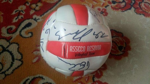 Zdjęcie oferty: Piłka z autografami Asseco Resovia Rzeszów