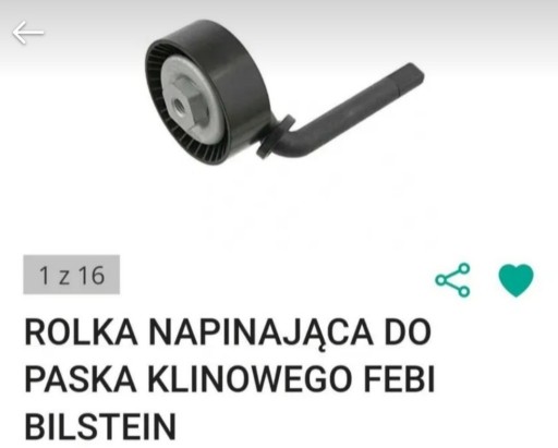 Zdjęcie oferty: Rolka napinacza paska klinowego febi BMW