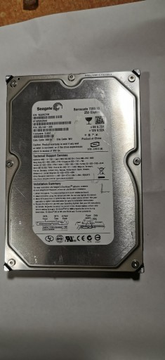 Zdjęcie oferty: Seagate: Dysk 250 GB SATA, 7200 obr.