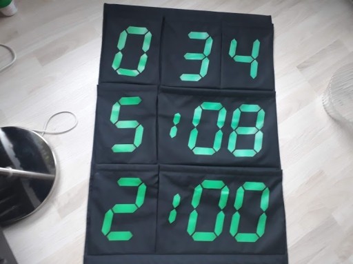 Zdjęcie oferty: IKEA organizer wiszący duży kieszenie zegar 60x85