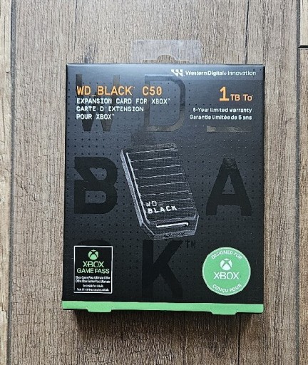 Zdjęcie oferty: Karta rozszerzenia WD Black C50 1TB xbox series 